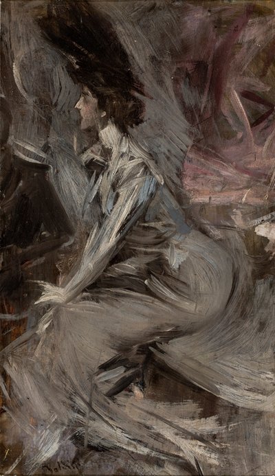 Signora seduta La conversazione da Giovanni Boldini
